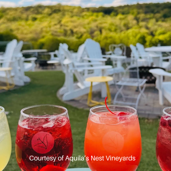 Four summer special options at Aquila's Nest Vineyard.