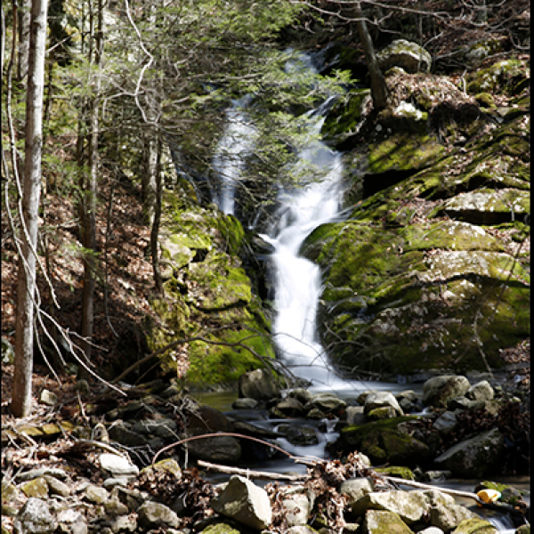Hancock Brook Cascades in Waterbury