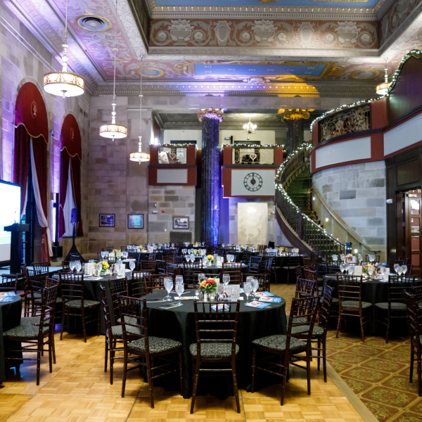 The reception area in The Society Room of Hartford