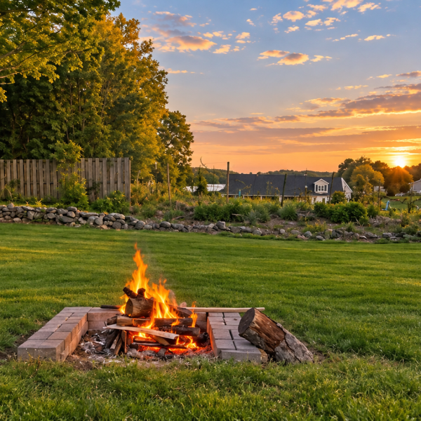 Fire Pit with a view
