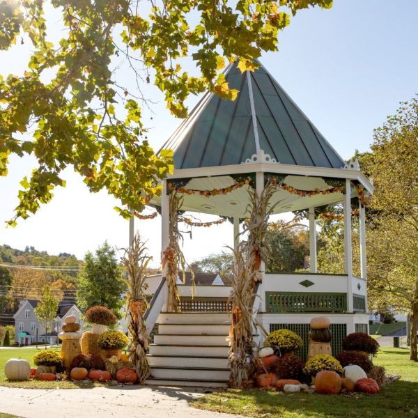 Our iconic 1891 bandstand in the heart of downtown New Milford.