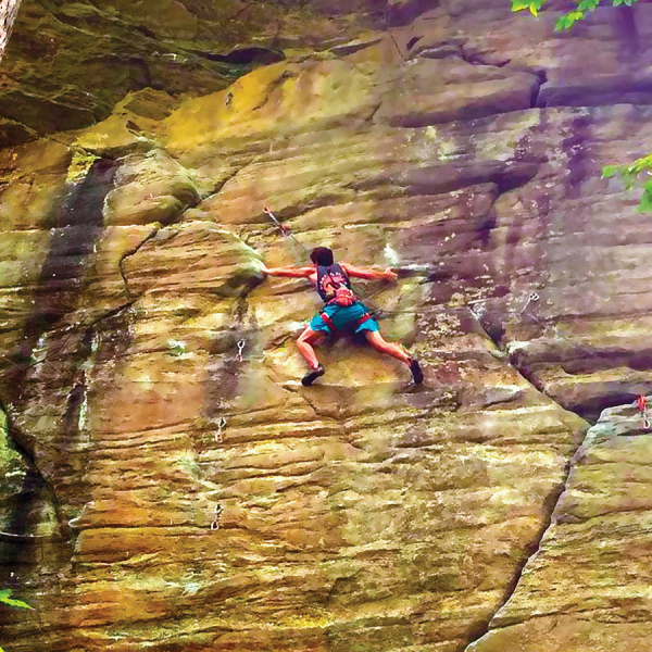 Outdoor Rock Climbing Chattfield Hollow State Park
