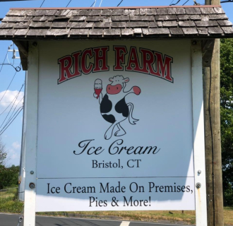 Helado de granja rico