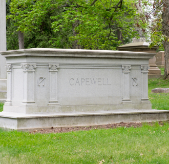 Capewell Monument, Cedar Hill Cemetery, Hartford 