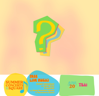 An illustration of colorful question marks, reminiscent of 1990s magazine graphics