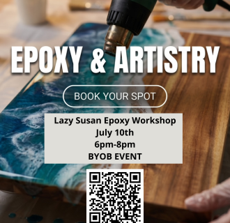 Holly Epoxy Workshop (Lazy Susan Edition)