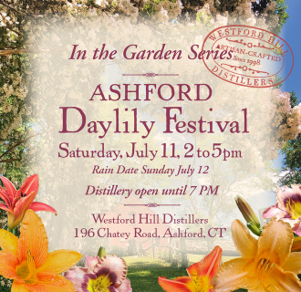 Graphic about Ashford Daylily Festival July 11, 2 to 5 pm