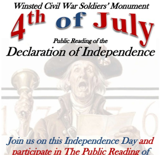 Winsted Soldiers' Monument 4th of July 2026