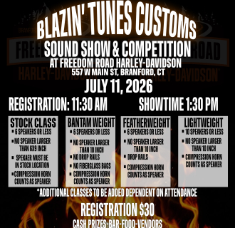 SOUND SHOW JULY 11 FREEDOM ROAD HARLEY DAVIDSON 