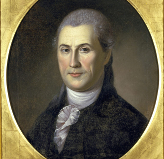 Charles Wilson Peale's painting of Samuel Huntington