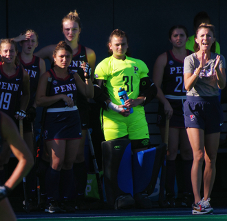 Girls at Summer Field Hockey Clinic Series