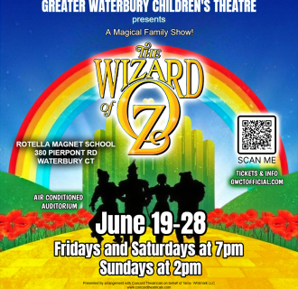 Greater Waterbury Children's Theatre Presents: The Wizard of Oz - June 19-28, 2026