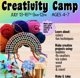 Creativity Camp flyer