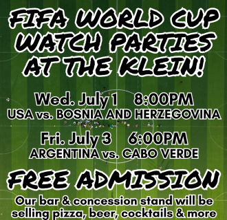 FIFA World Cup Watch Parties at The Klein! America's World Cup Journey Continues!