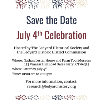 Flyer for the July 4th celebration