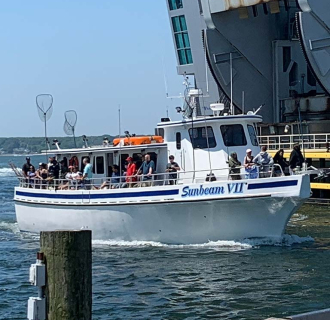 Sunbeam VI charter fishing boat in Niantic, Connecticut.