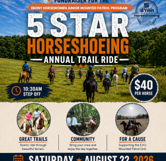 5 Star Horseshoeing Annual Trail Ride nestled within the beautiful Keney Park in Hartford.