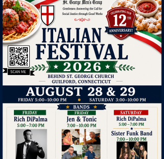 A flyer containing event details.