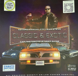 2nd Annual CTF Team Steve Classic Car/Motorcycle/Jeep Show - Aug. 15