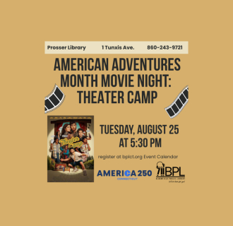 Theater Camp poster with cast
