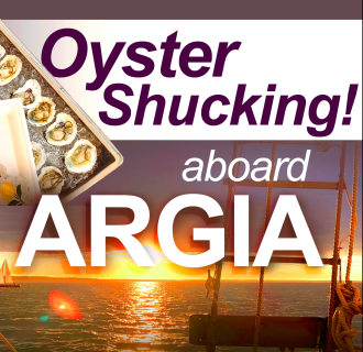 Sunset sailing trip with oyster bar