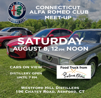 Invitation to the Alfa Romeo Club Meet-up at Westford HIl