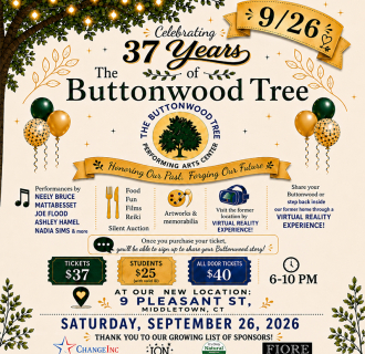 Celebrate 37 Years of The Buttonwood Tree with music, stories, poetry, films, food and fellowship! See our website.