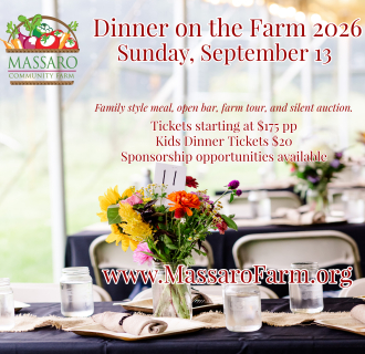 Dinner on the Farm 2026, Sunday September 13