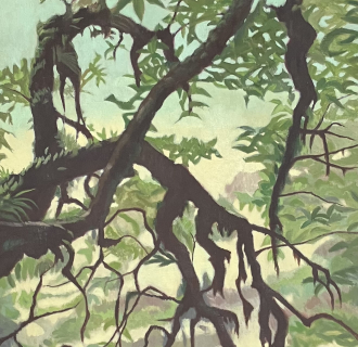Diane Chandler, Waitomo Jungle, oil