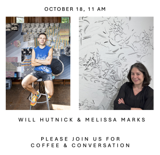 Artist Talk with Will Hutnick and Melissa Marks