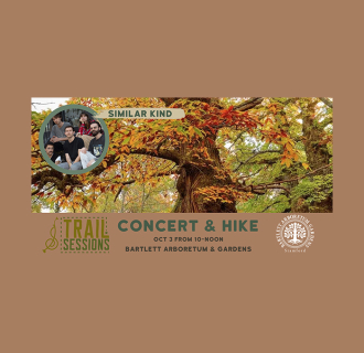 Concert and Hike on Oct 3 from 10am to noon at Bartlett Arboretum with Similar Kind
