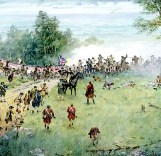 Scenery of a battle 