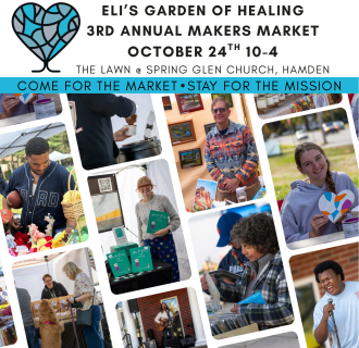 Eli's Garden of Healing Makers Market flyer