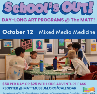 School's Out all day kids art program