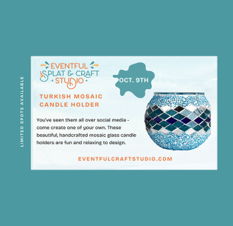 Turkish Mosaic Candle Holder 