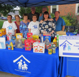 Windsor Food and Fuel Bank Volunteers in action
