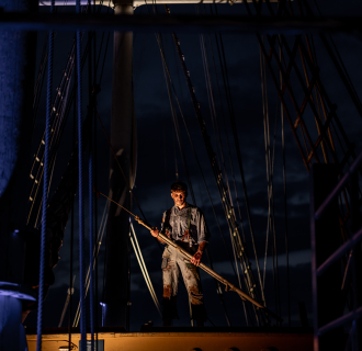 Ghost Whaler on the CHARLES W. MORGAN