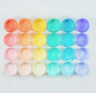 colored cups