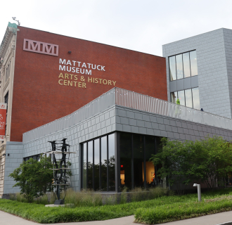 Image depicting the exterior of the Mattatuck Museum