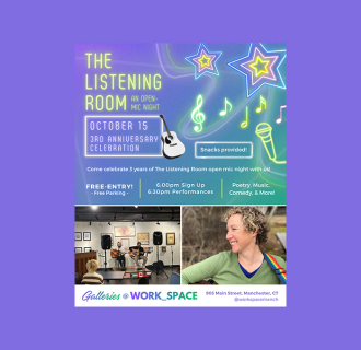 The Listening Room October 15 6:00pm