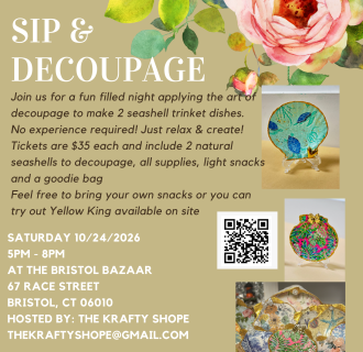 Sip & Decoupage Night