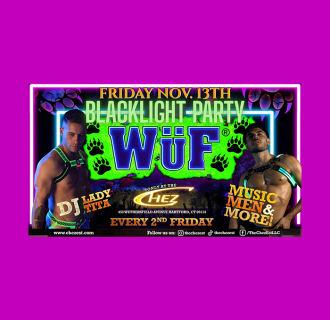 WüF - BLACKLIGHT PARTY Flier