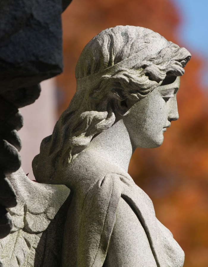 Angel Monument, Cedar Hill Cemetery, Hartford 