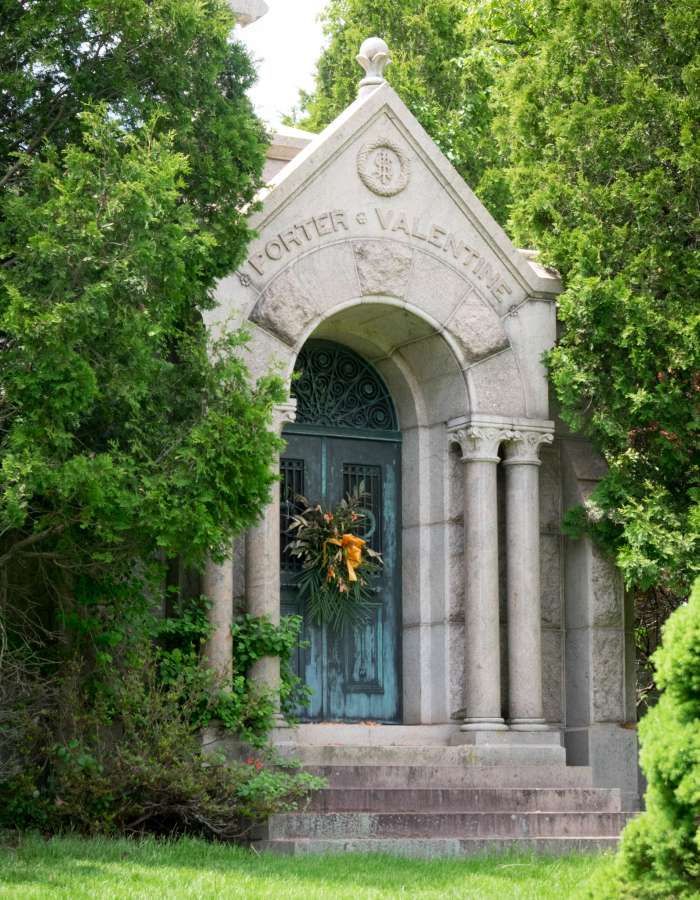 Porter-Valentine Mausoleum, Cedar Hill Cemetery 