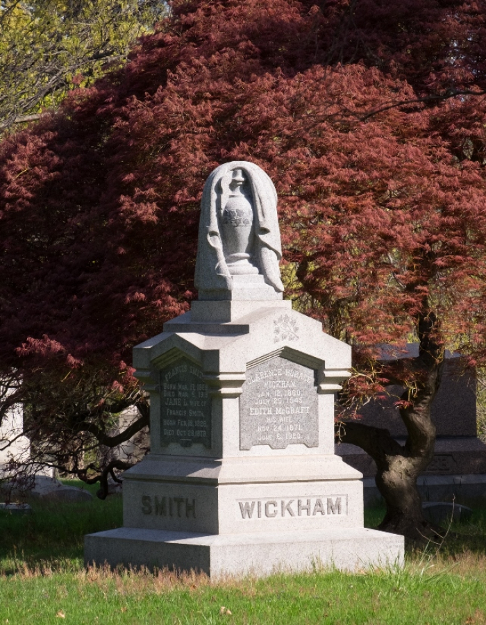 Wickham Monument, Cedar Hill Cemetery, Hartford 
