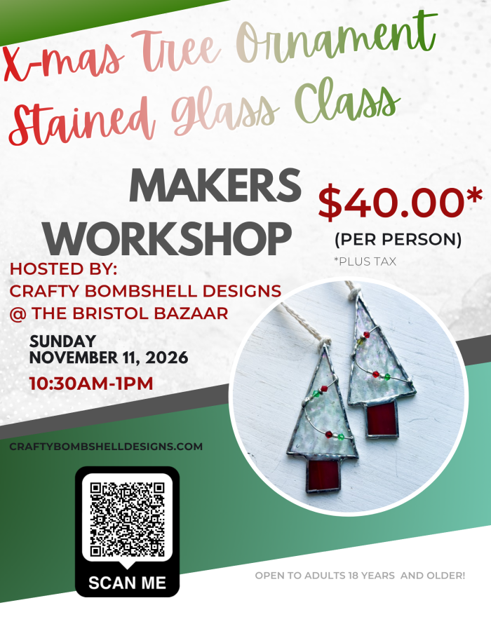 Stained Glass Snowflake (Advanced) Ornament Makers Workshop