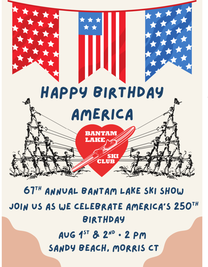 Flyer for the Ski Show and the Litchfield A250 Logo