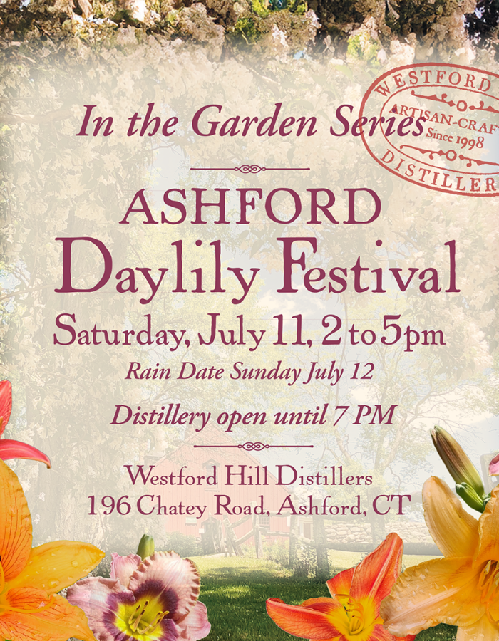 Graphic about Ashford Daylily Festival July 11, 2 to 5 pm