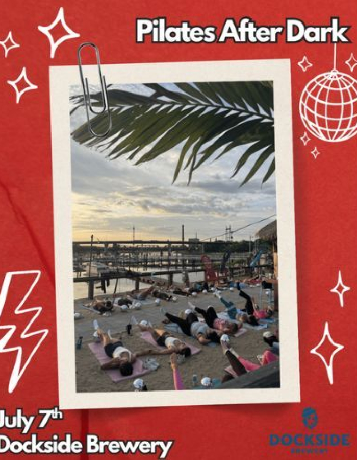 Pilates After Dark is taking over Dockside Brewing Company in Milford for an amazing workout right on the water! Think sunsets & lagers!