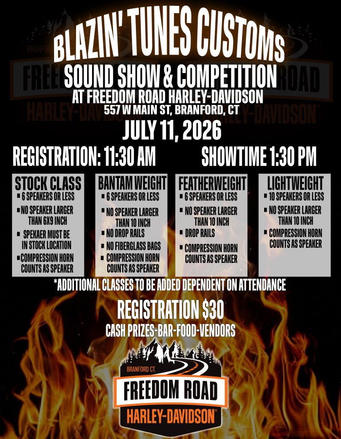 SOUND SHOW JULY 11 FREEDOM ROAD HARLEY DAVIDSON 